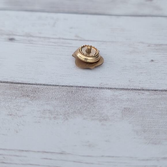 Vintage Button Hole Pin 1/10 10K GF Union Camp 15 Year Service Award Shield - Picture 6 of 7